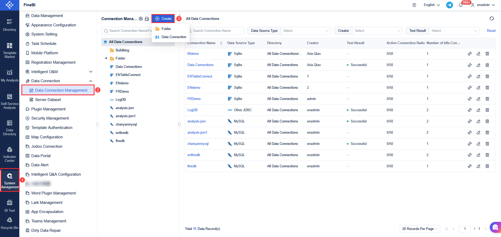 Data Management Overview- FineBI Help Document 7.0