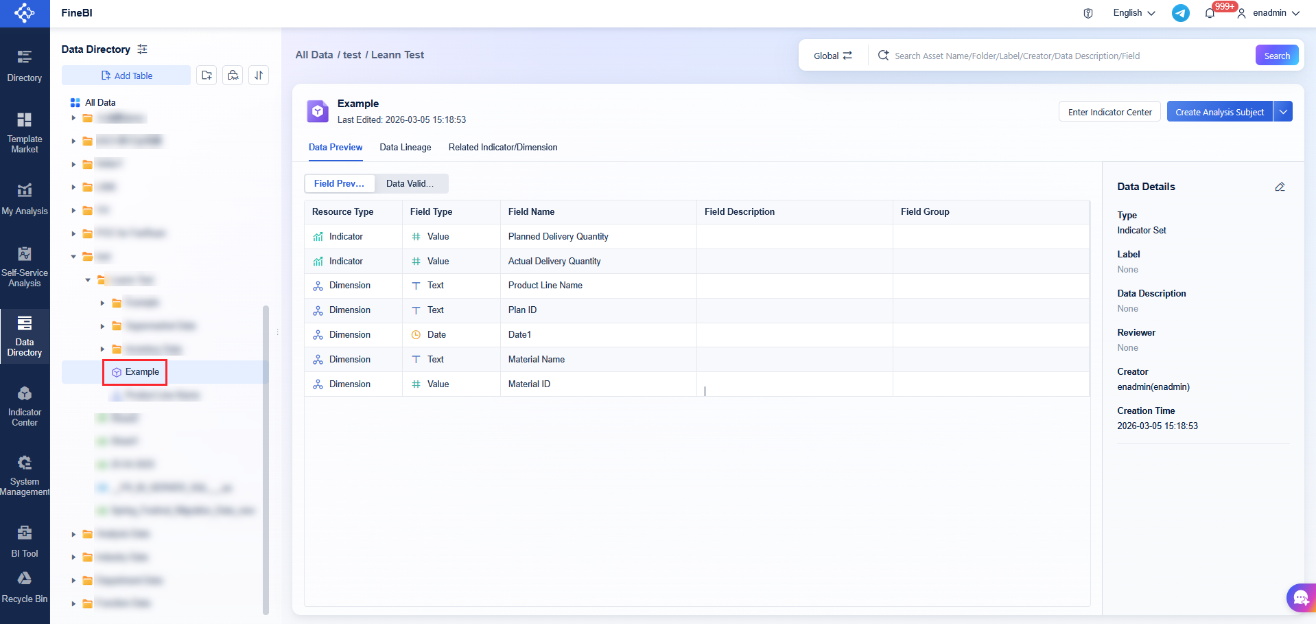 Data Management Overview- FineBI Help Document 7.0