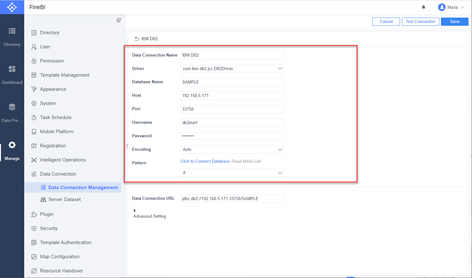 IBM DB2 data connection- FineBI Help Document FineBI Document