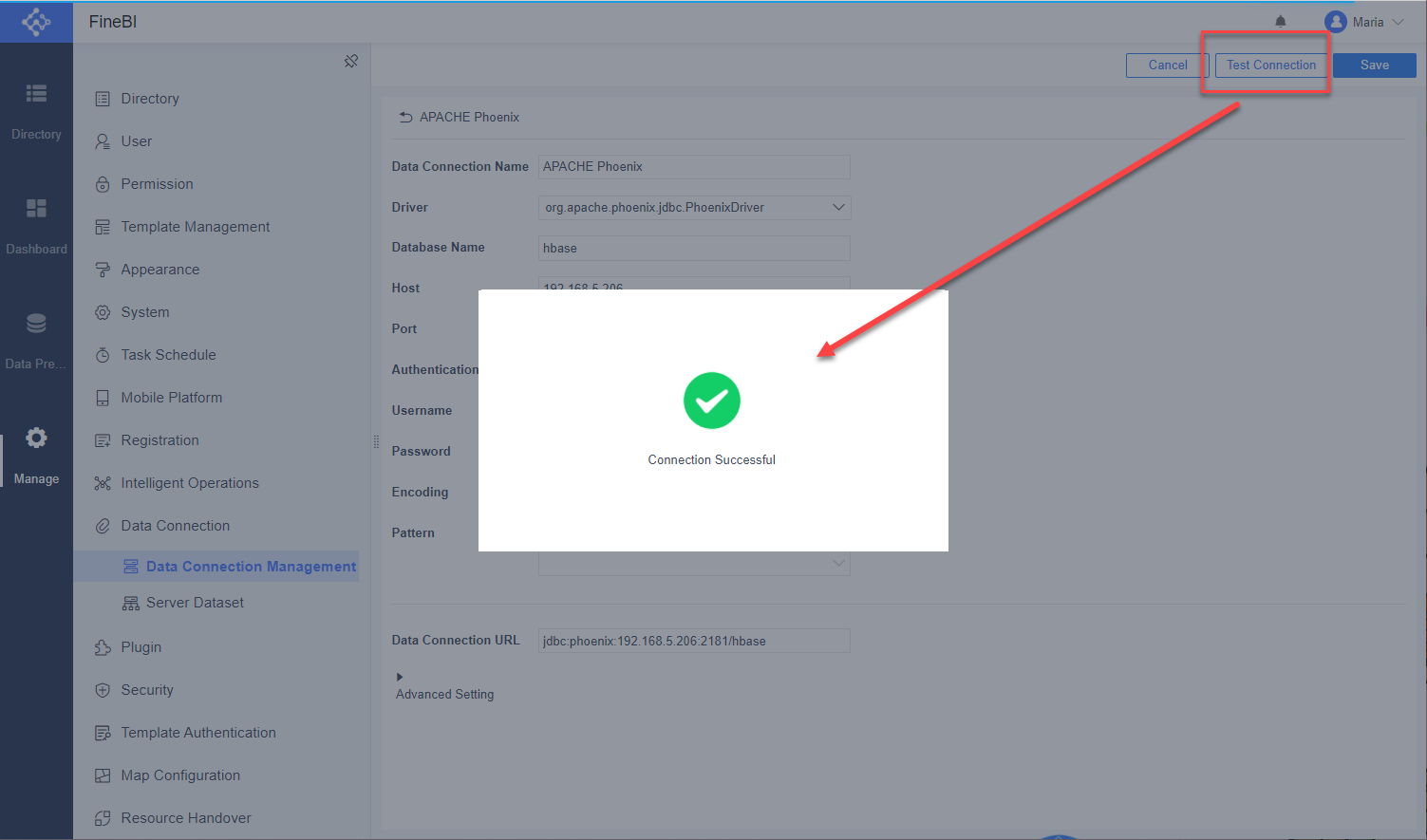 Apache Phoenix data connection- FineBI Help Document FineBI Document