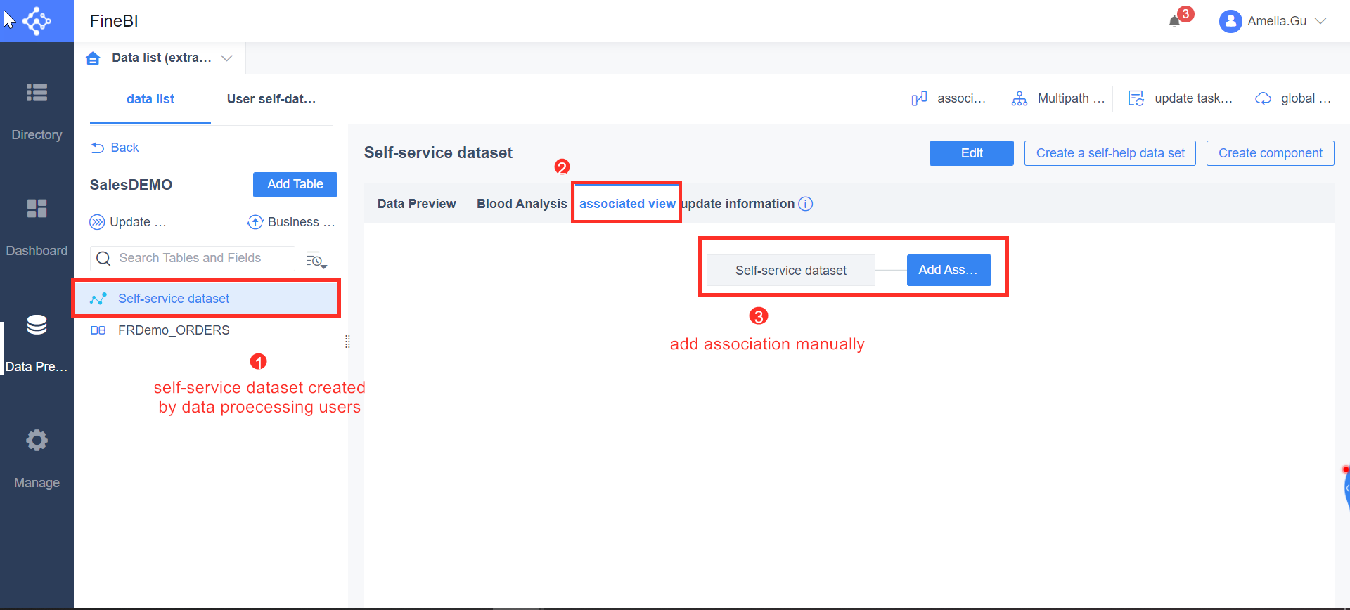 Self-service dataset of processing property- FineBI Help Document ...