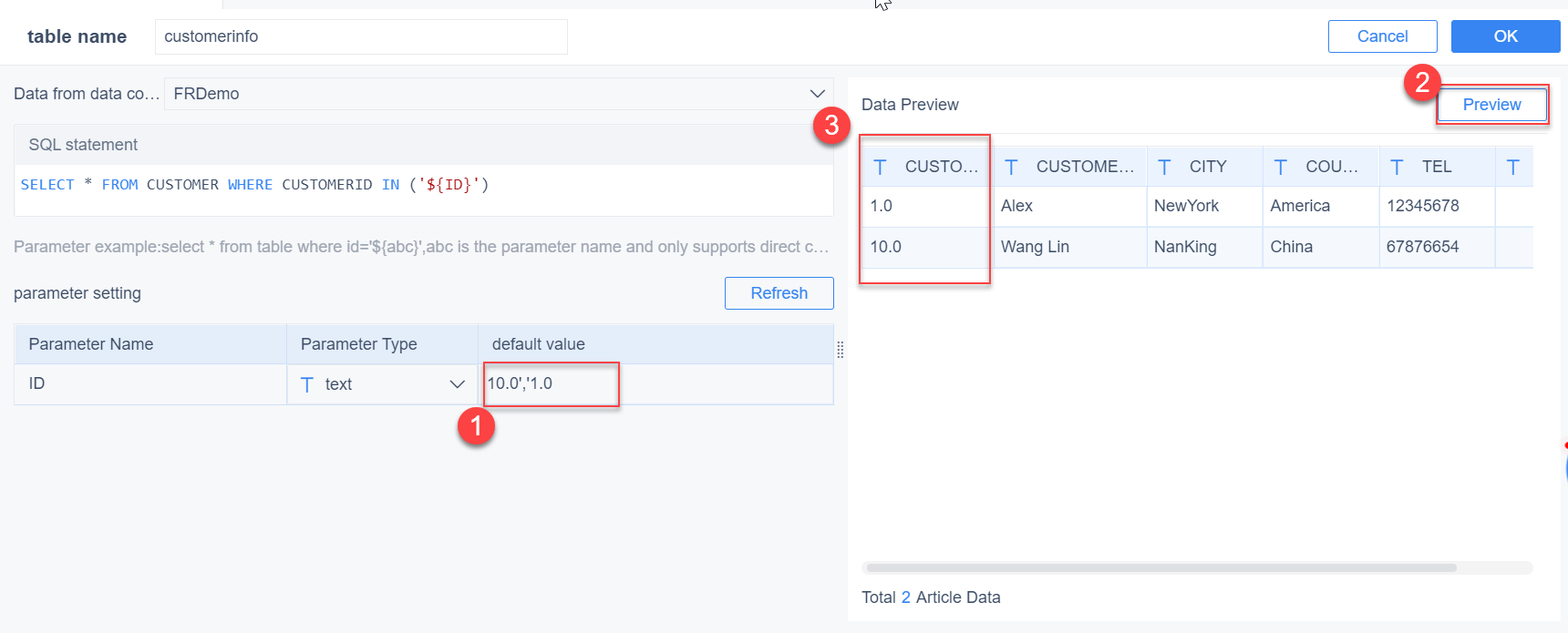 [Direct] Text component binding parameters- FineBI Help Document FineBI ...
