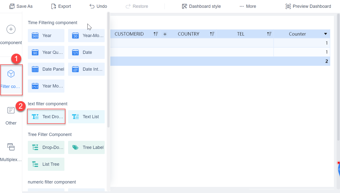 [Direct] Text component binding parameters- FineBI Help Document FineBI ...