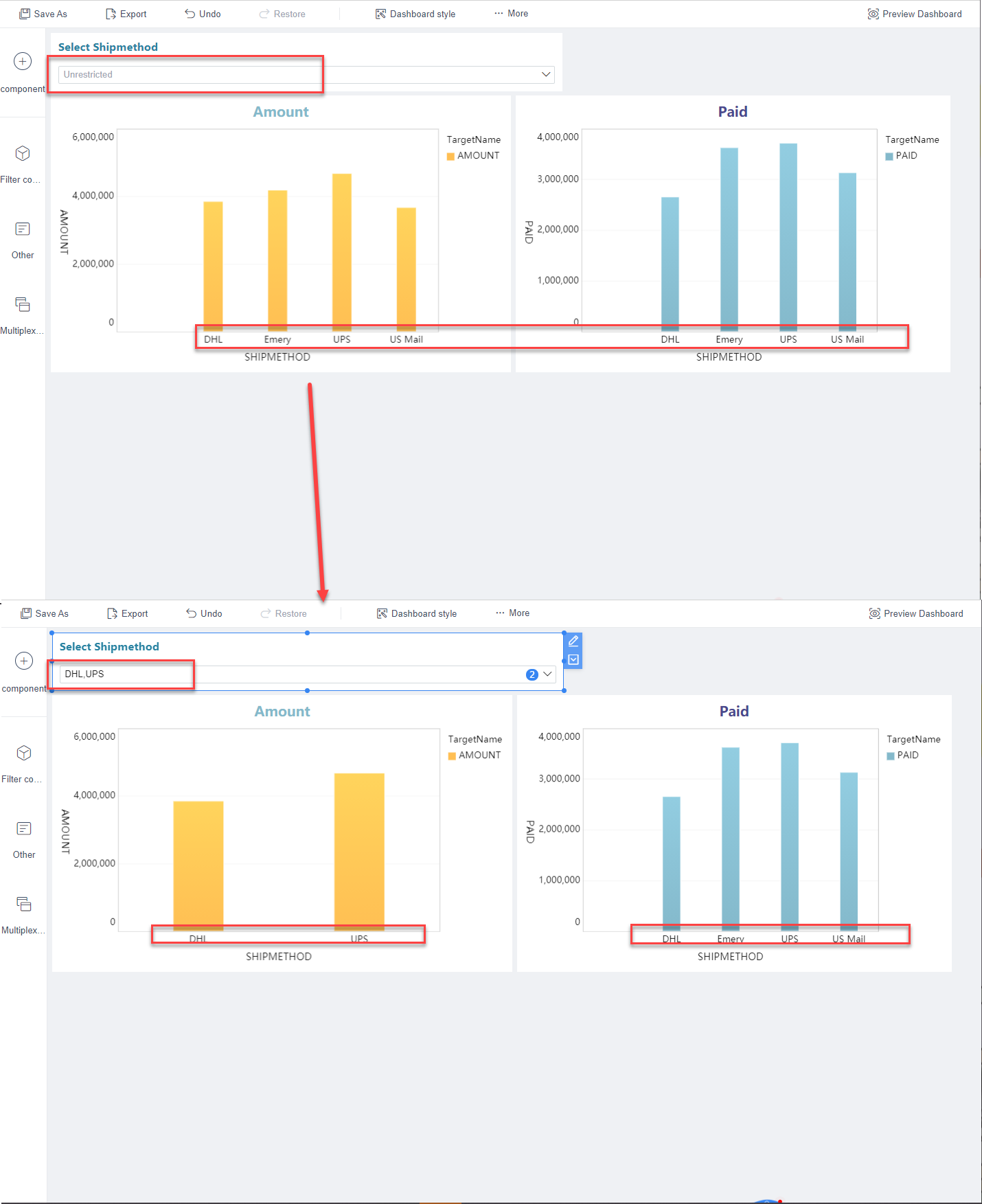Overview of filtering component function- FineBI Help Document FineBI ...