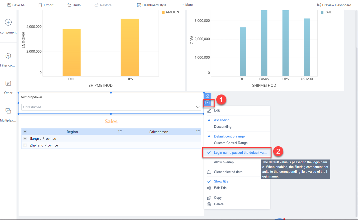 Overview of filtering component function- FineBI Help Document FineBI ...