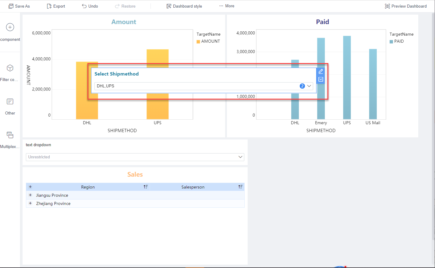 Overview of filtering component function- FineBI Help Document FineBI ...