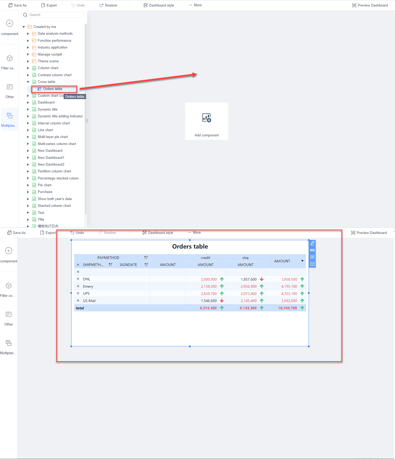 Component reuse- FineBI Help Document FineBI Document