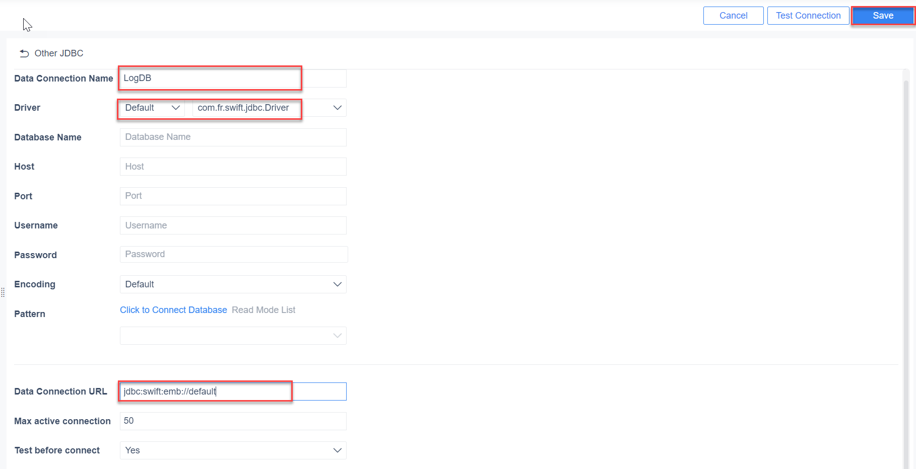 Platform Log LogDB Database- FineBI Help Document FineBI Document