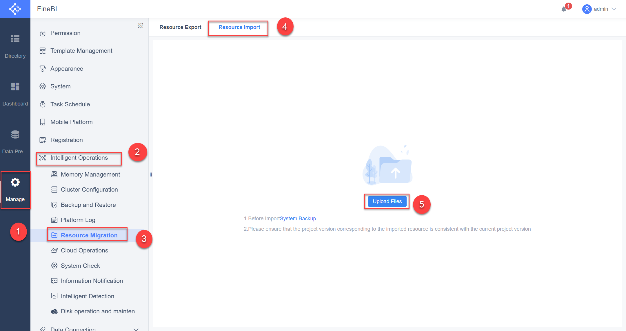 Resource Migration BI Data Sheet- FineBI Help Document FineBI Document