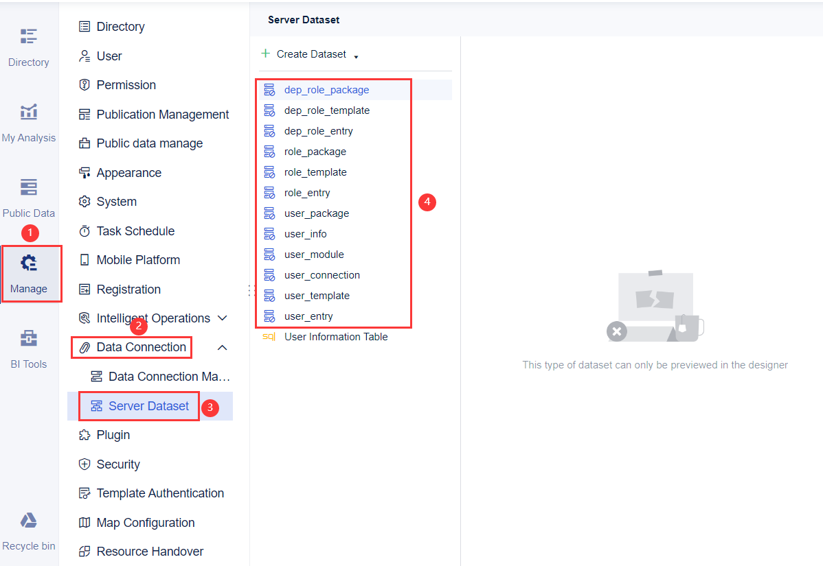 Permission Export Plugin- FineBI Help Document 7.0