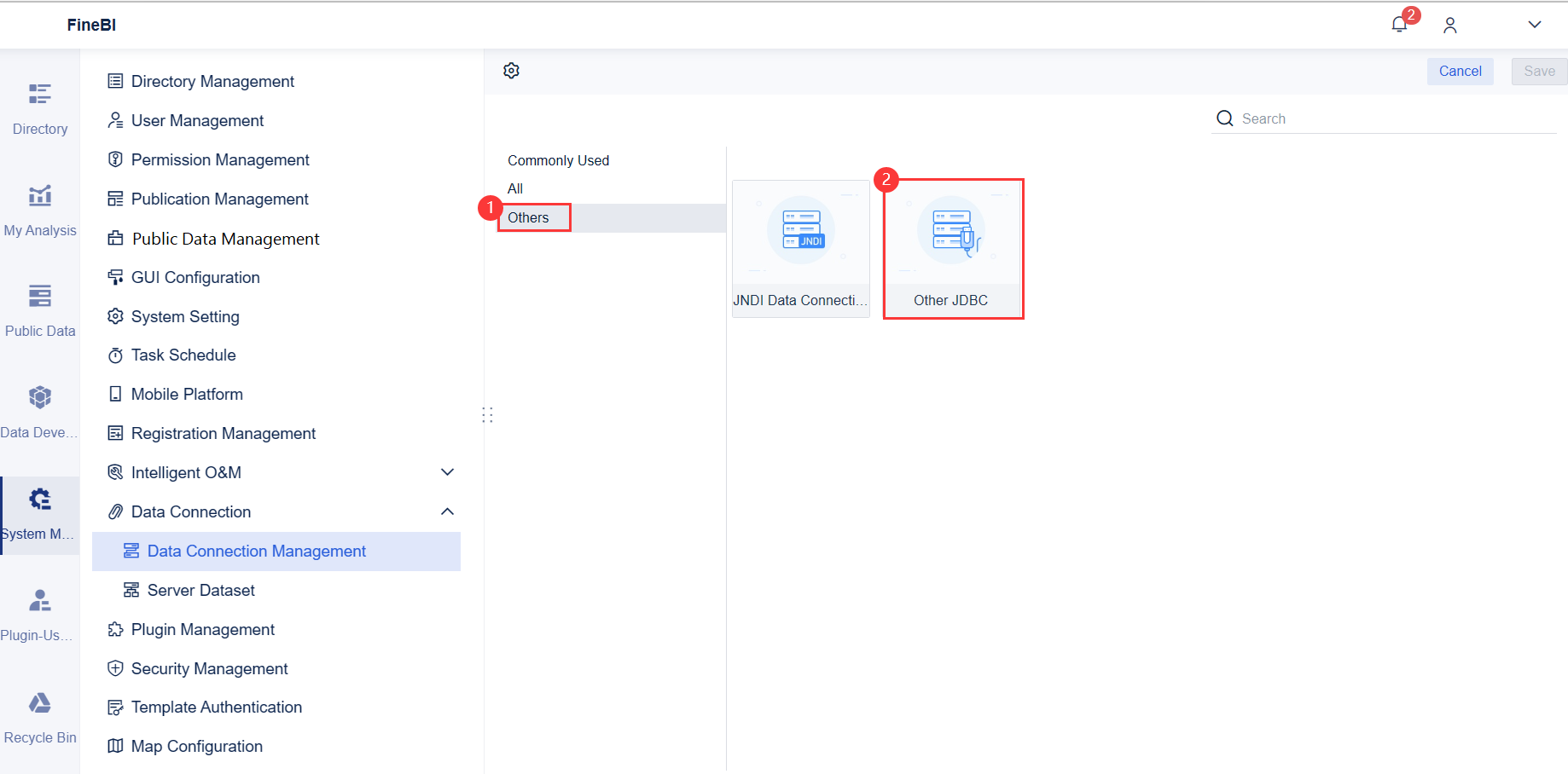 LogDB Database Logs on the Platform- FineBI Help Document 7.0