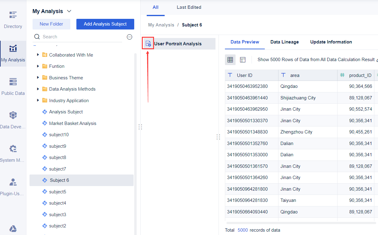 Data Publishing- FineBI Help Document 7.0