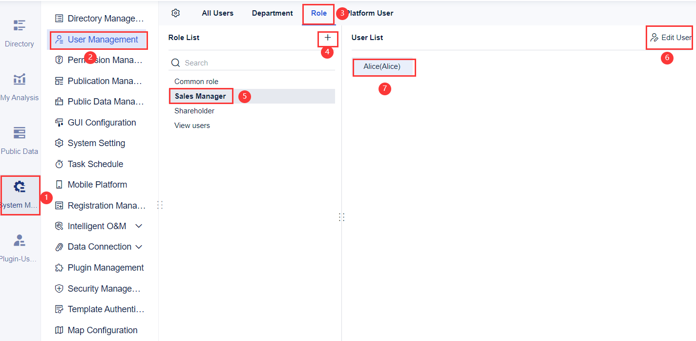 Example for Using Data Portal- FineBI Help Document 7.0