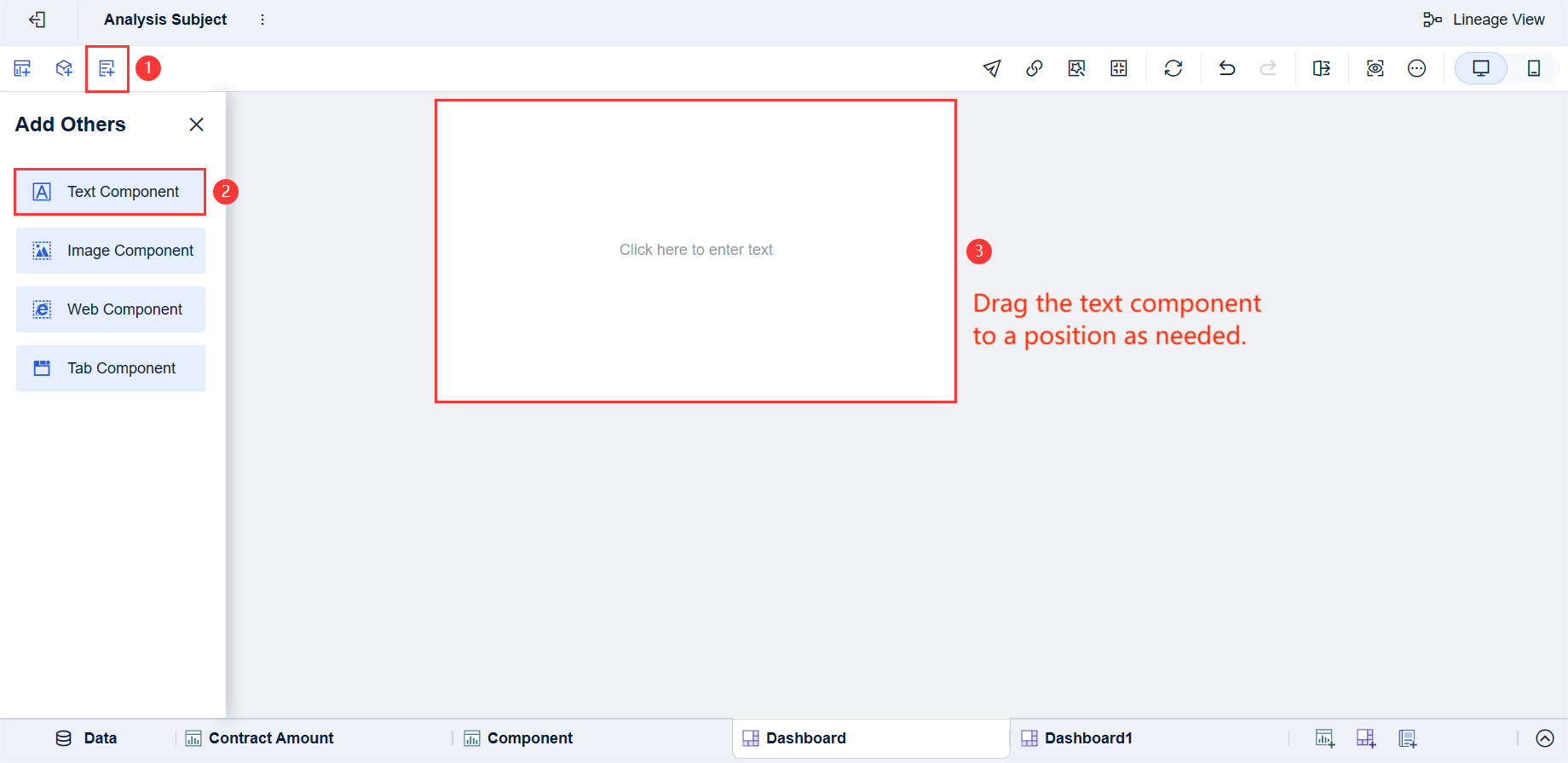 Text Component Overview- FineBI Help Document 7.0