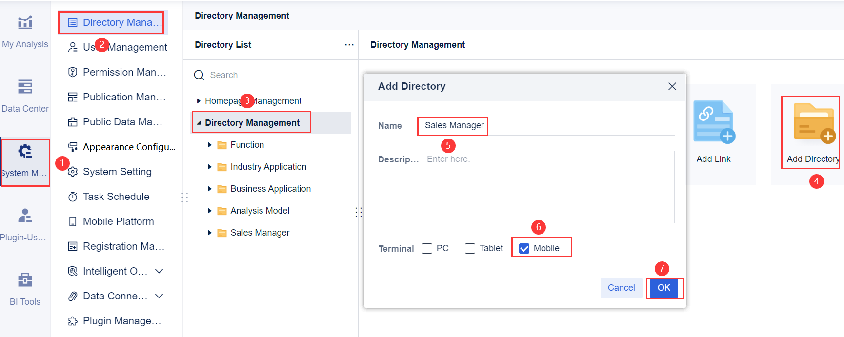 Mobile Data Portal Usage Example- FineBI Help Document 7.0