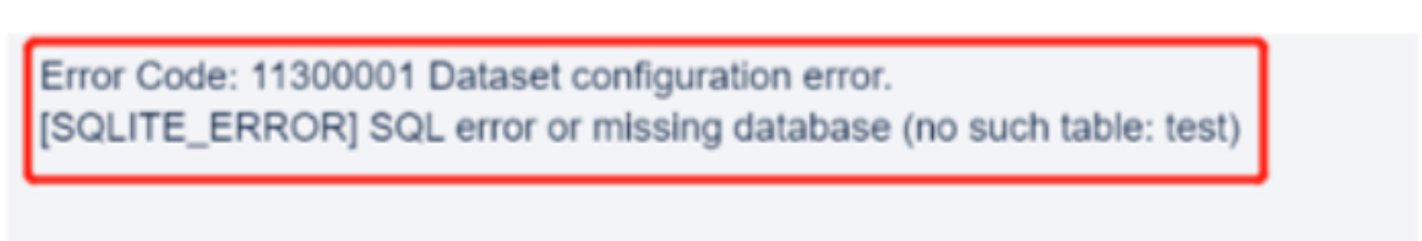 SQL Statement Errors and Troubleshooting- FineBI Help Document 7.0