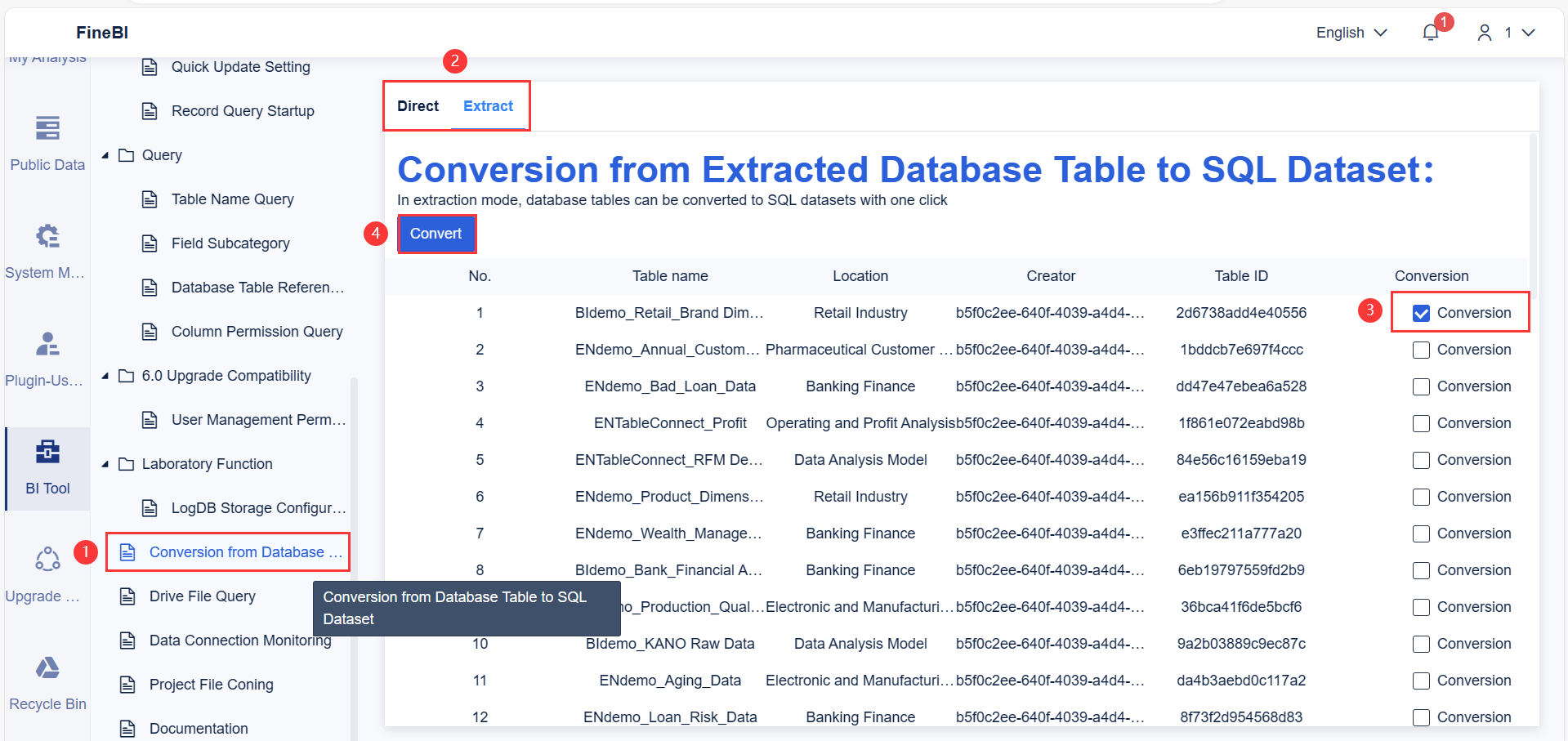 BI Tool- FineBI Help Document