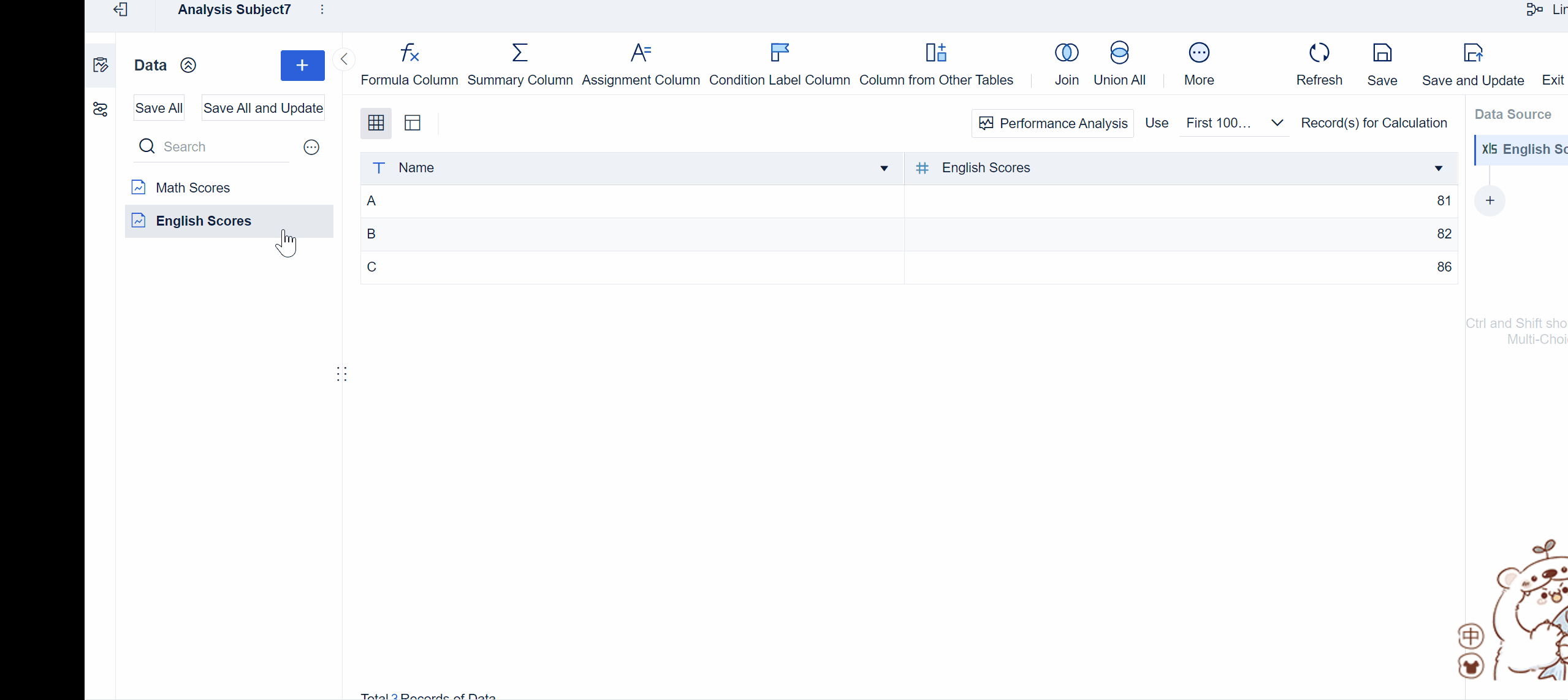 Data Editing Use Guide- FineBI Help Document 7.0