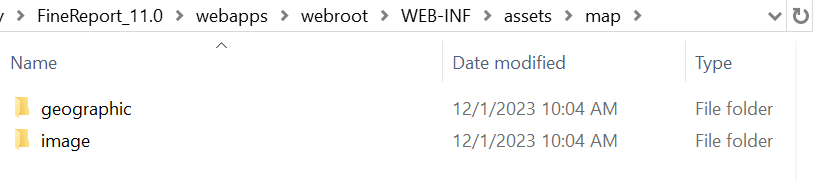 Map File Update- FineBI Help Document 7.0