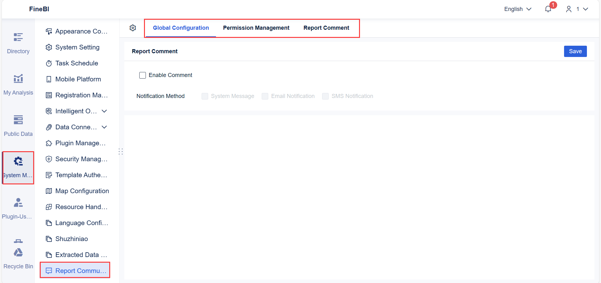 Report Community Plugin- FineBI Help Document 7.0