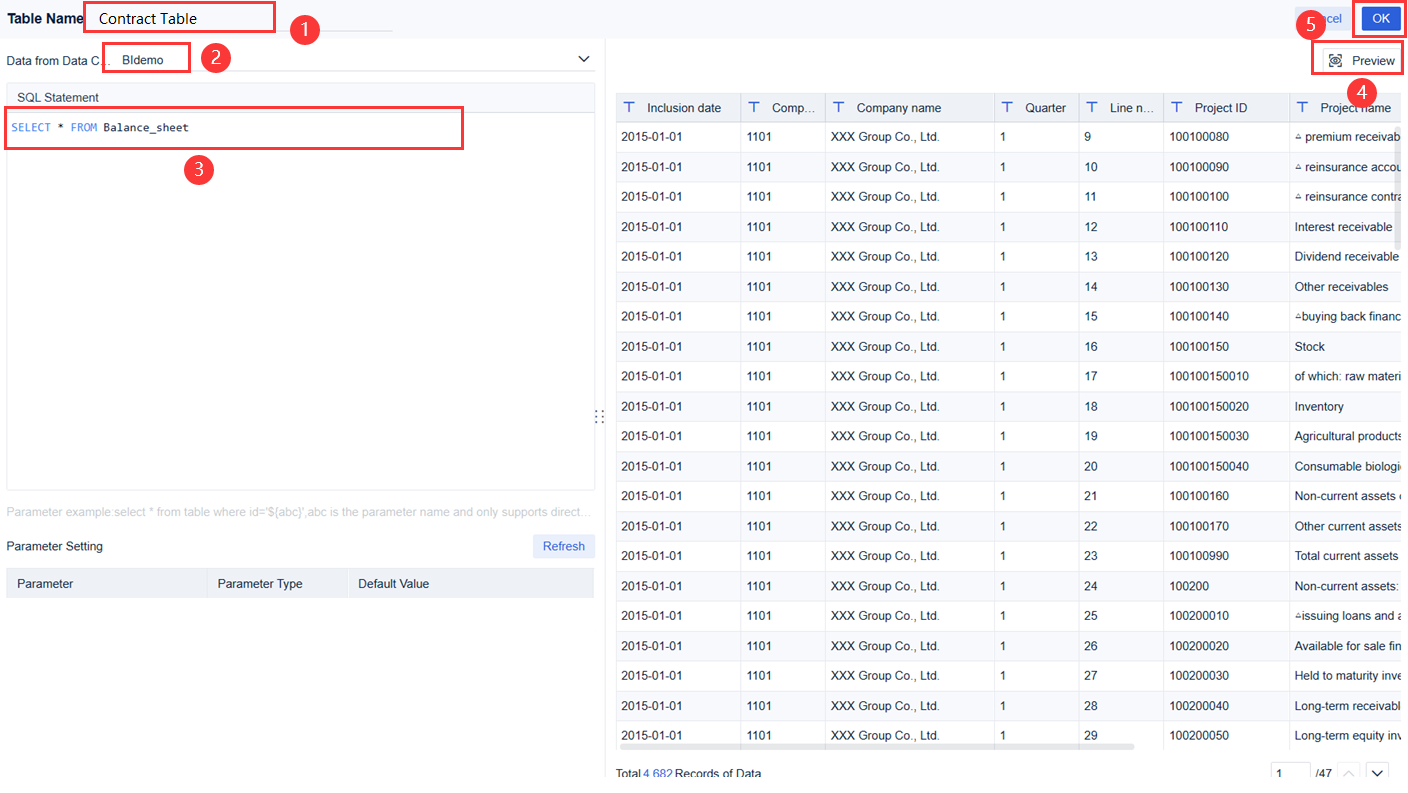 Adding SQL Datasets- FineBI Help Document 7.0