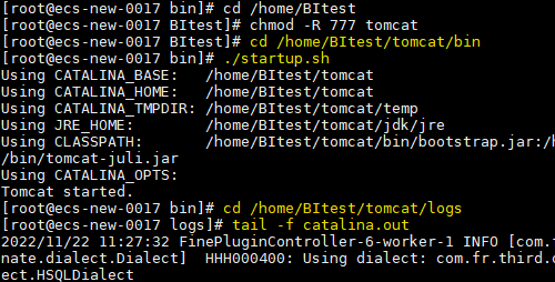 Tomcat Server Package Deployment in Linux- FineBI Help Document 7.0