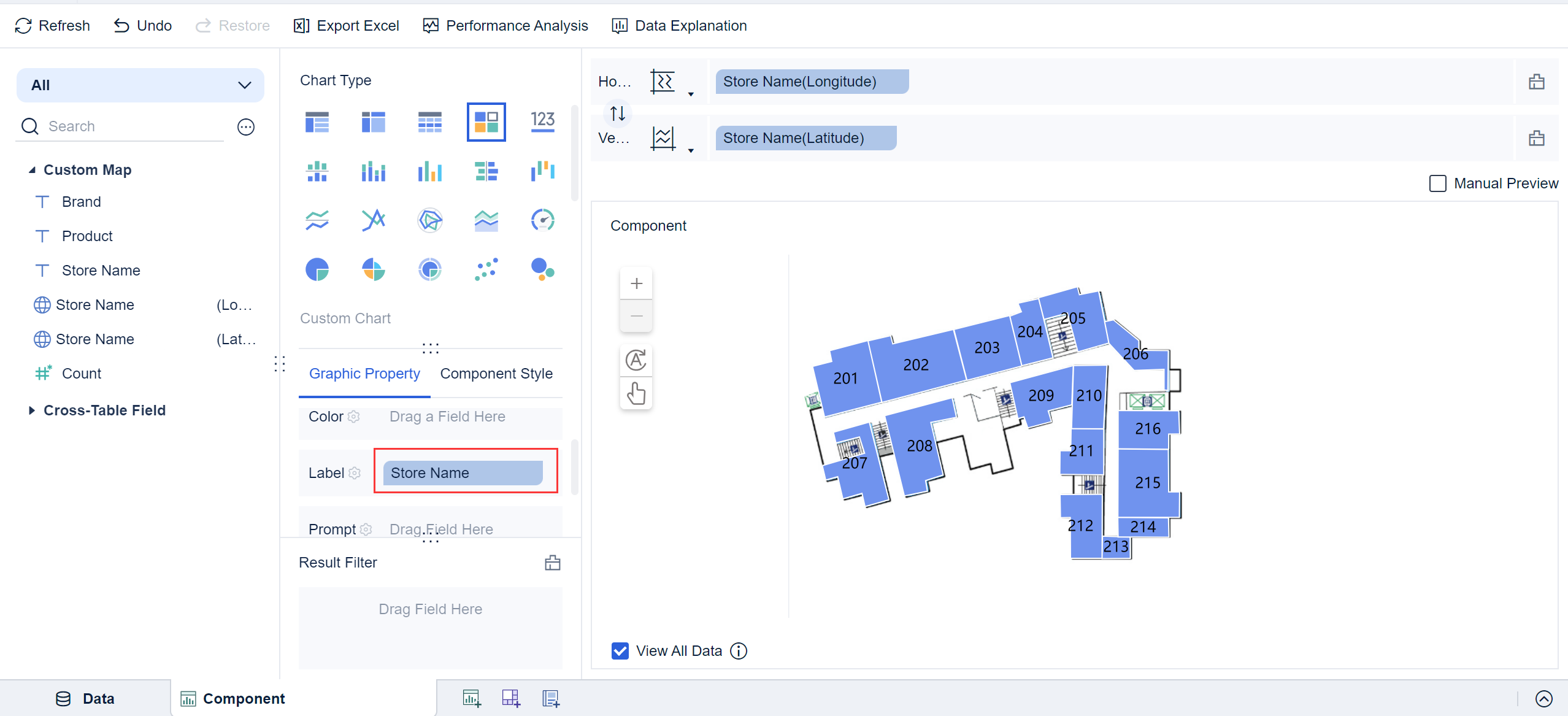 Custom Image Map- FineBI Help Document 7.0