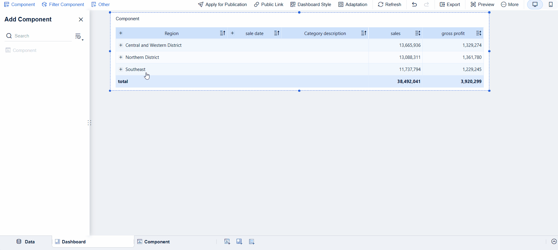 Jumping to the Dashboard Through Web Link- FineBI Help Document