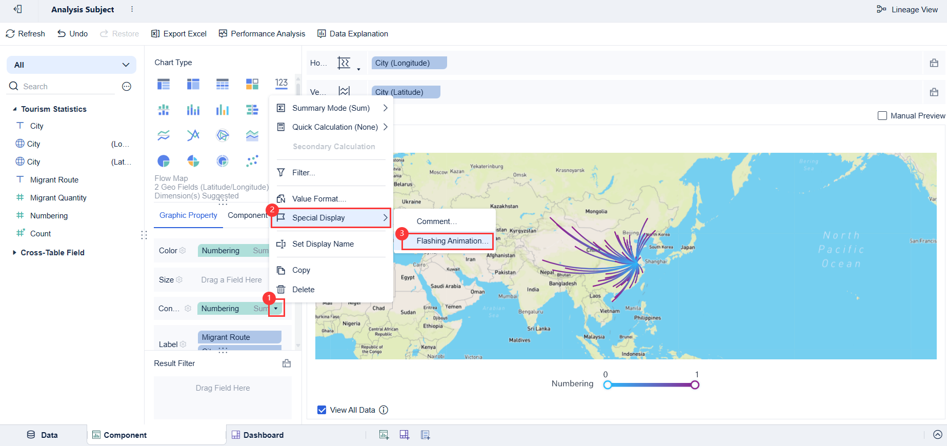 Flow Map- FineBI Help Document 7.0