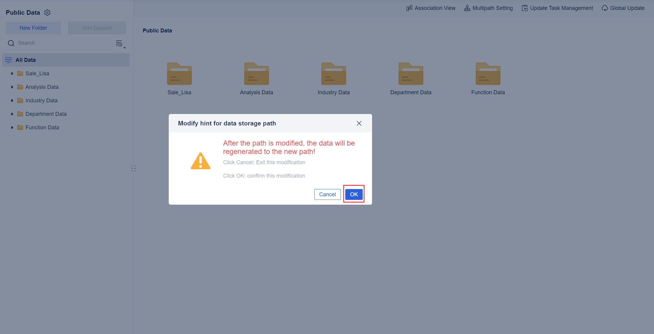 Data Storage Path- FineBI Help Document 7.0