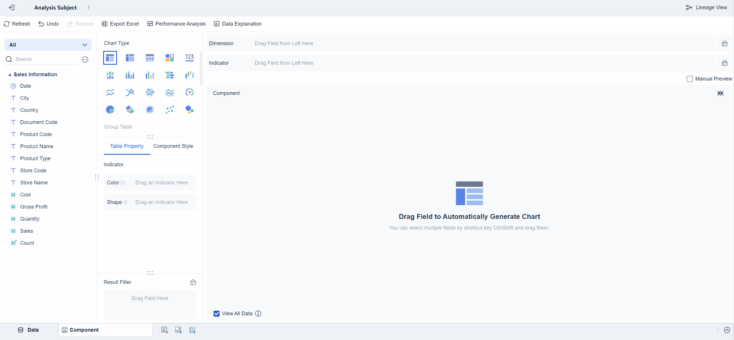 Data Visualization (Ⅰ)- FineBI Help Document