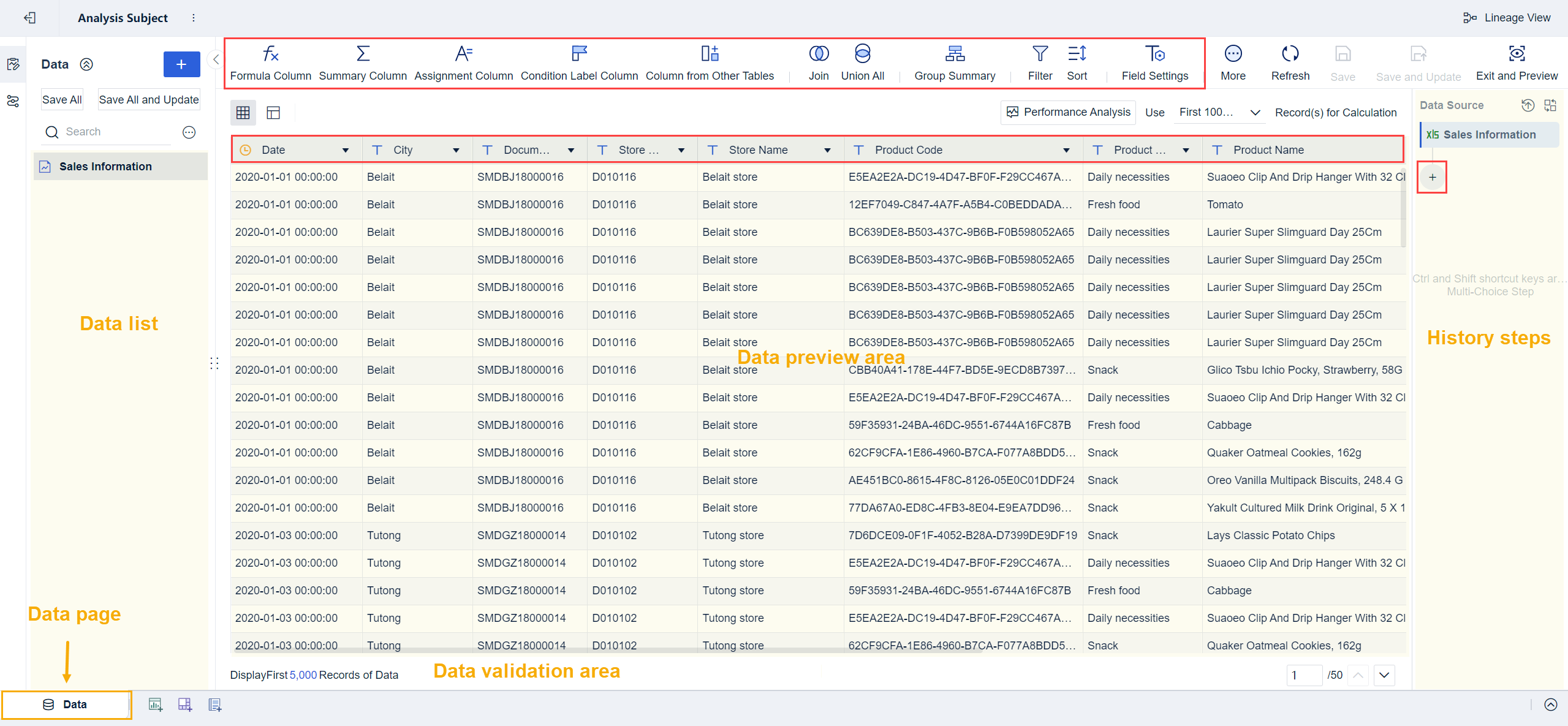 Data Editing and Updating- FineBI Help Document