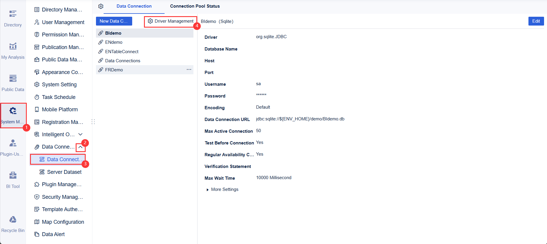 Data Connection to Facebook- FineBI Help Document