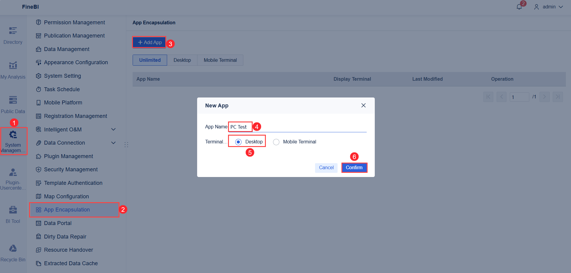 App Encapsulation Example- FineBI Help Document 7.0
