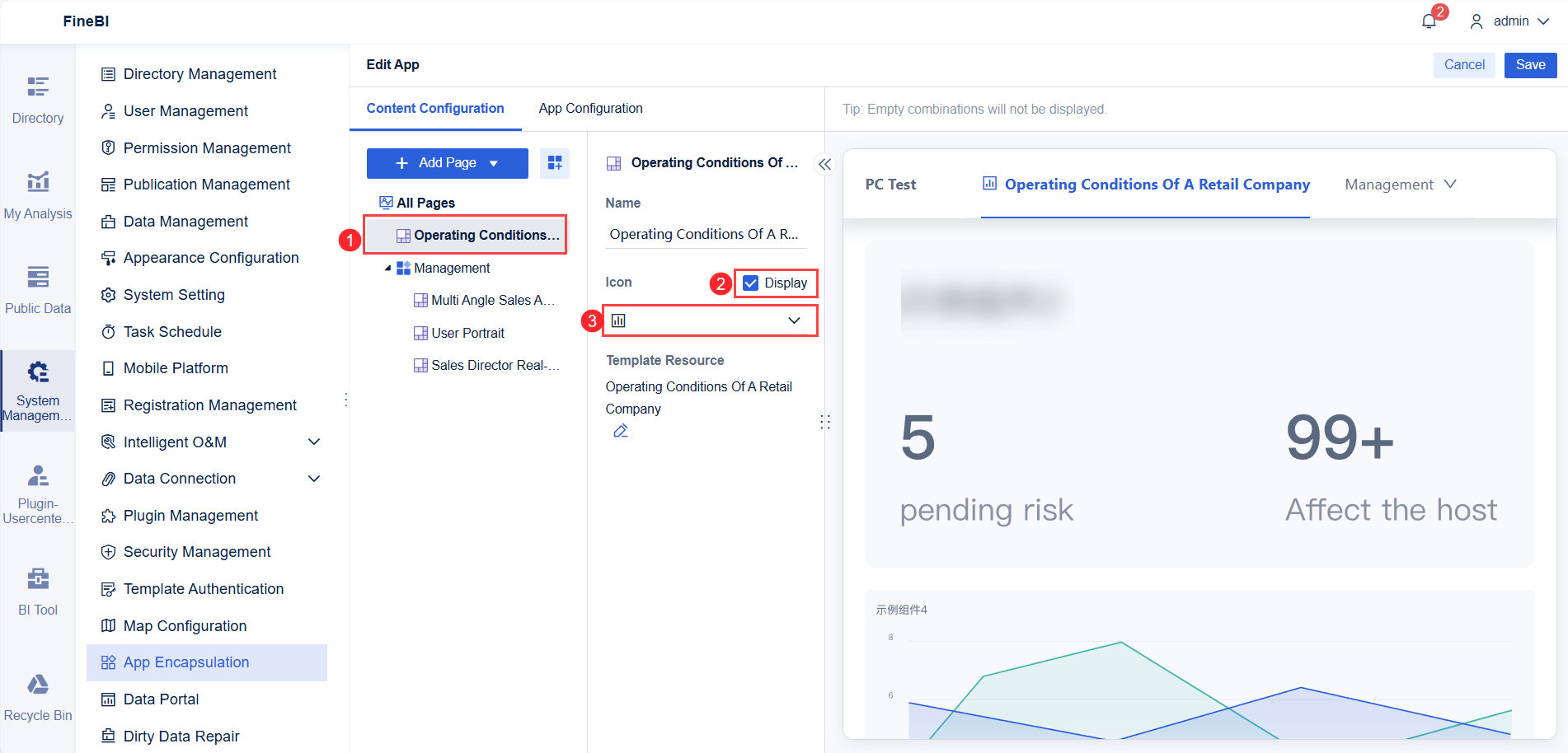 App Encapsulation Example- FineBI Help Document 7.0