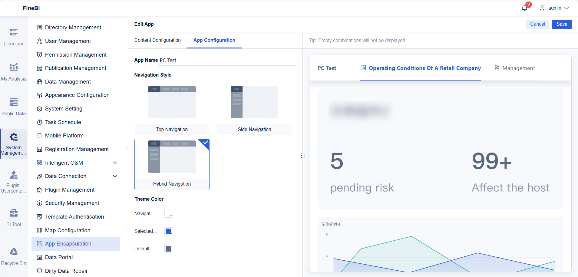App Encapsulation Example- FineBI Help Document