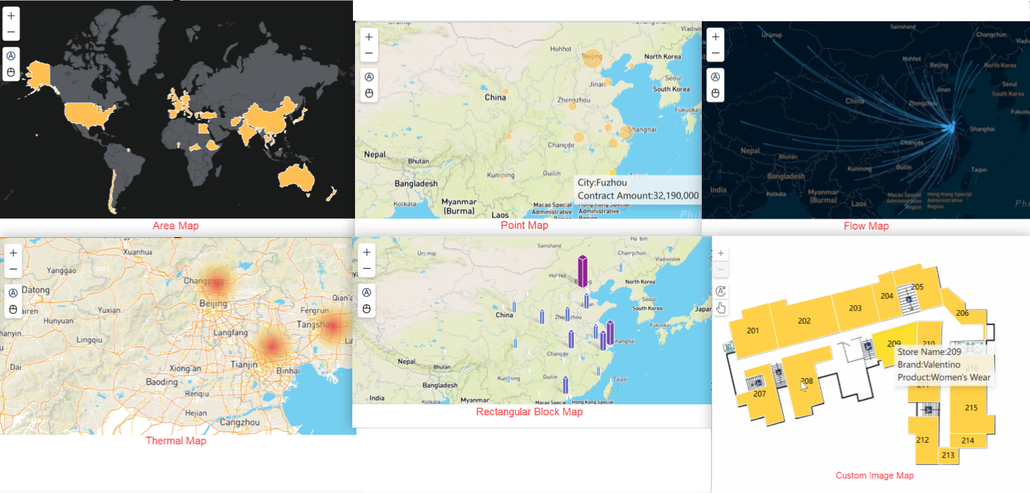 Map Introduction- FineBI Help Document 7.0
