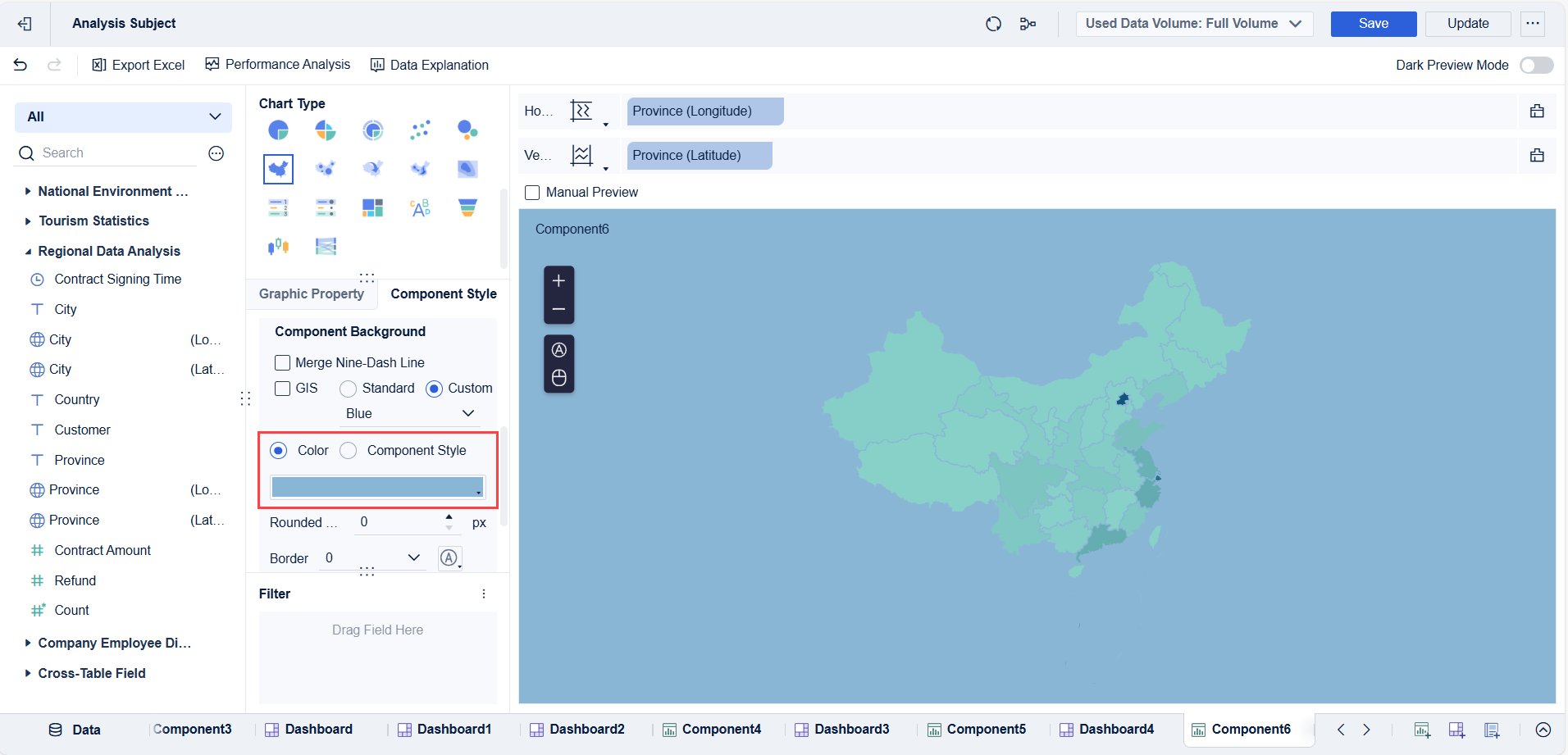 Map Introduction- FineBI Help Document 7.0