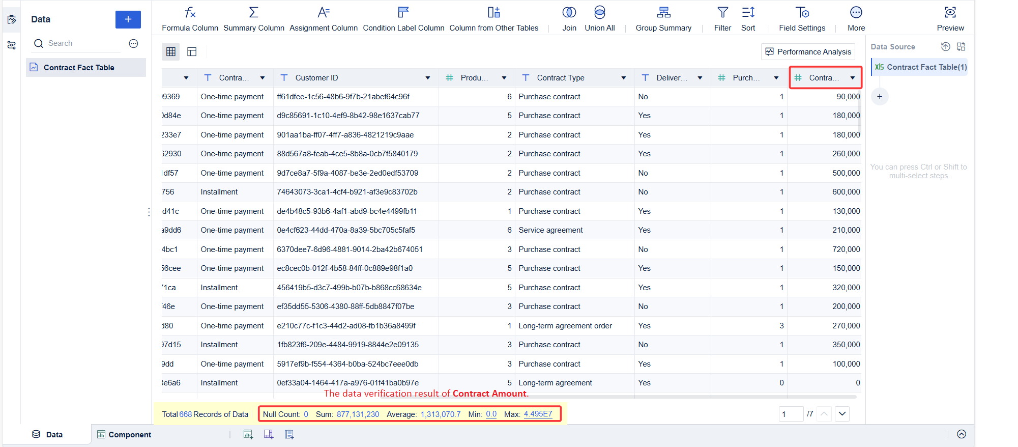 Data Verification- FineBI Help Document 7.0