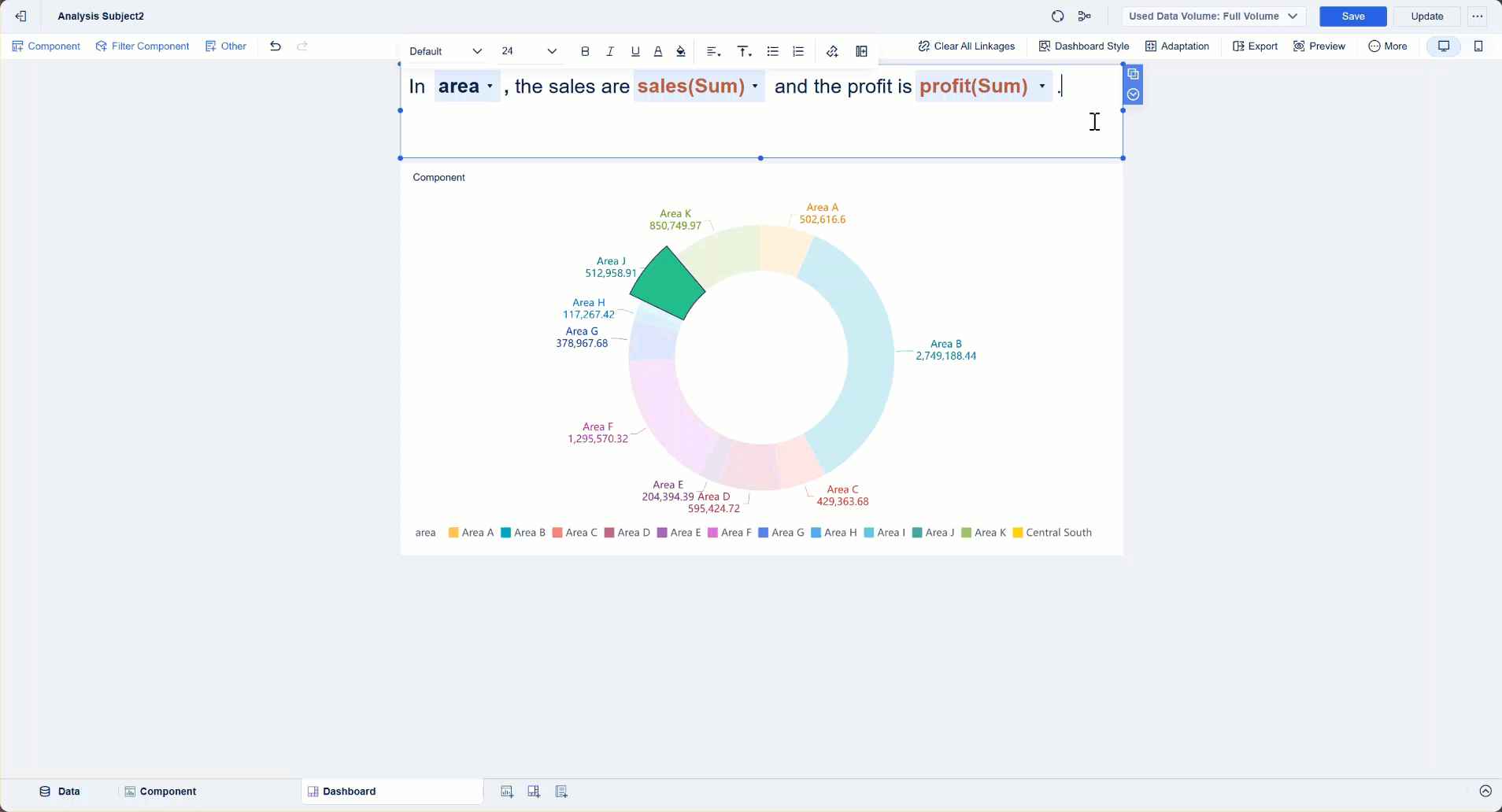 Text Component Overview- FineBI Help Document