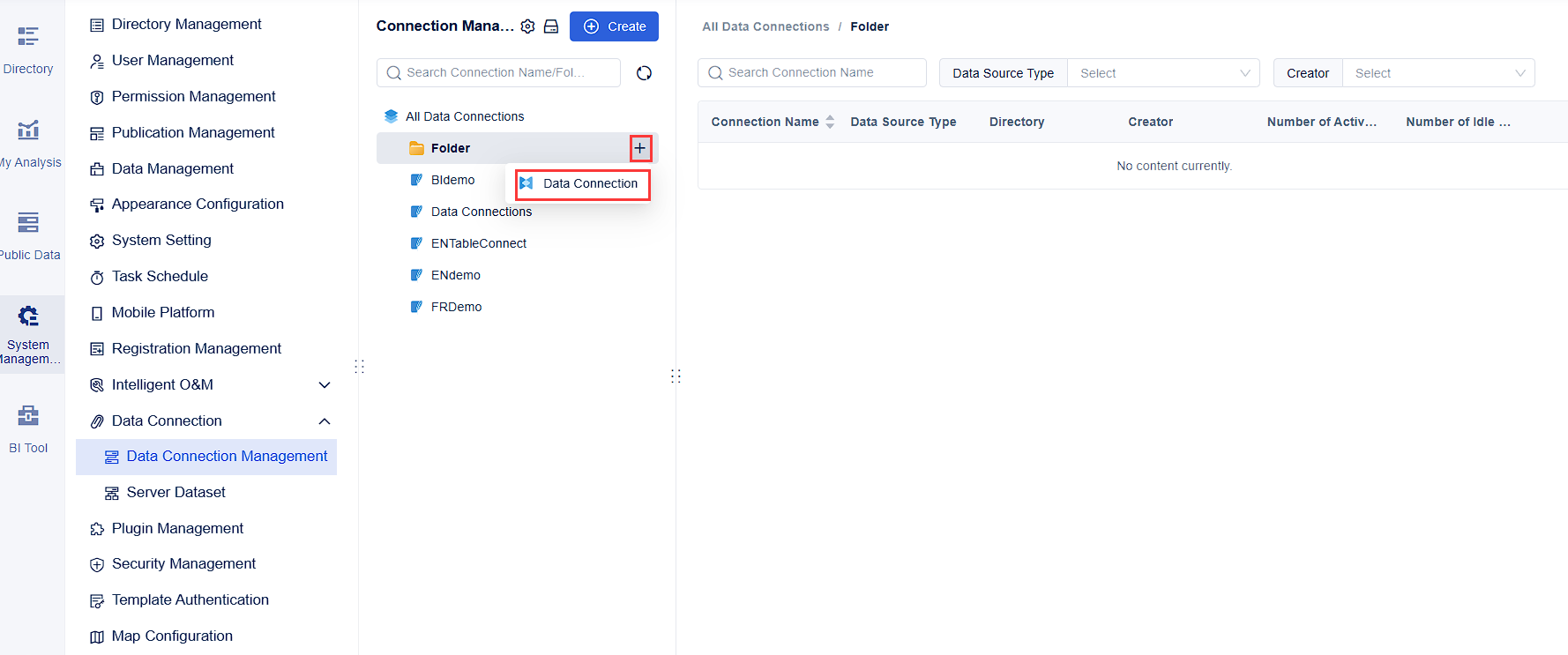 Entry-Level Data Connection Configuration- FineBI Help Document