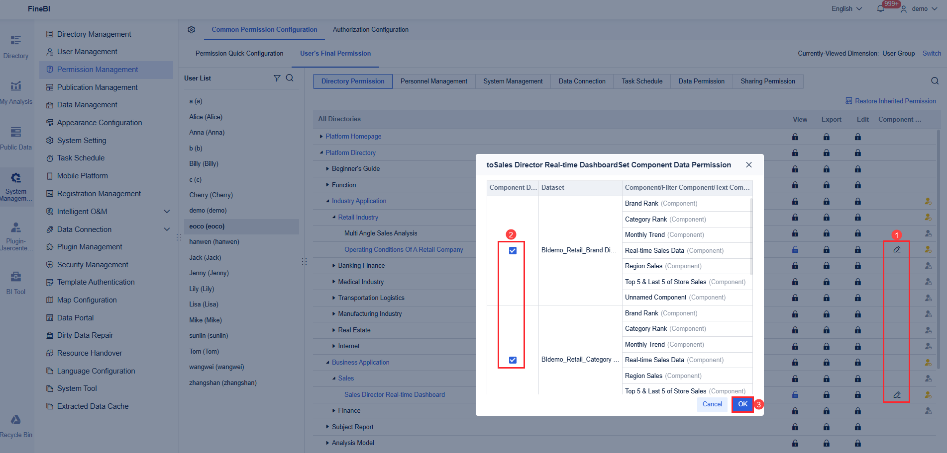 Data Portal Viewing and Usage- FineBI Help Document