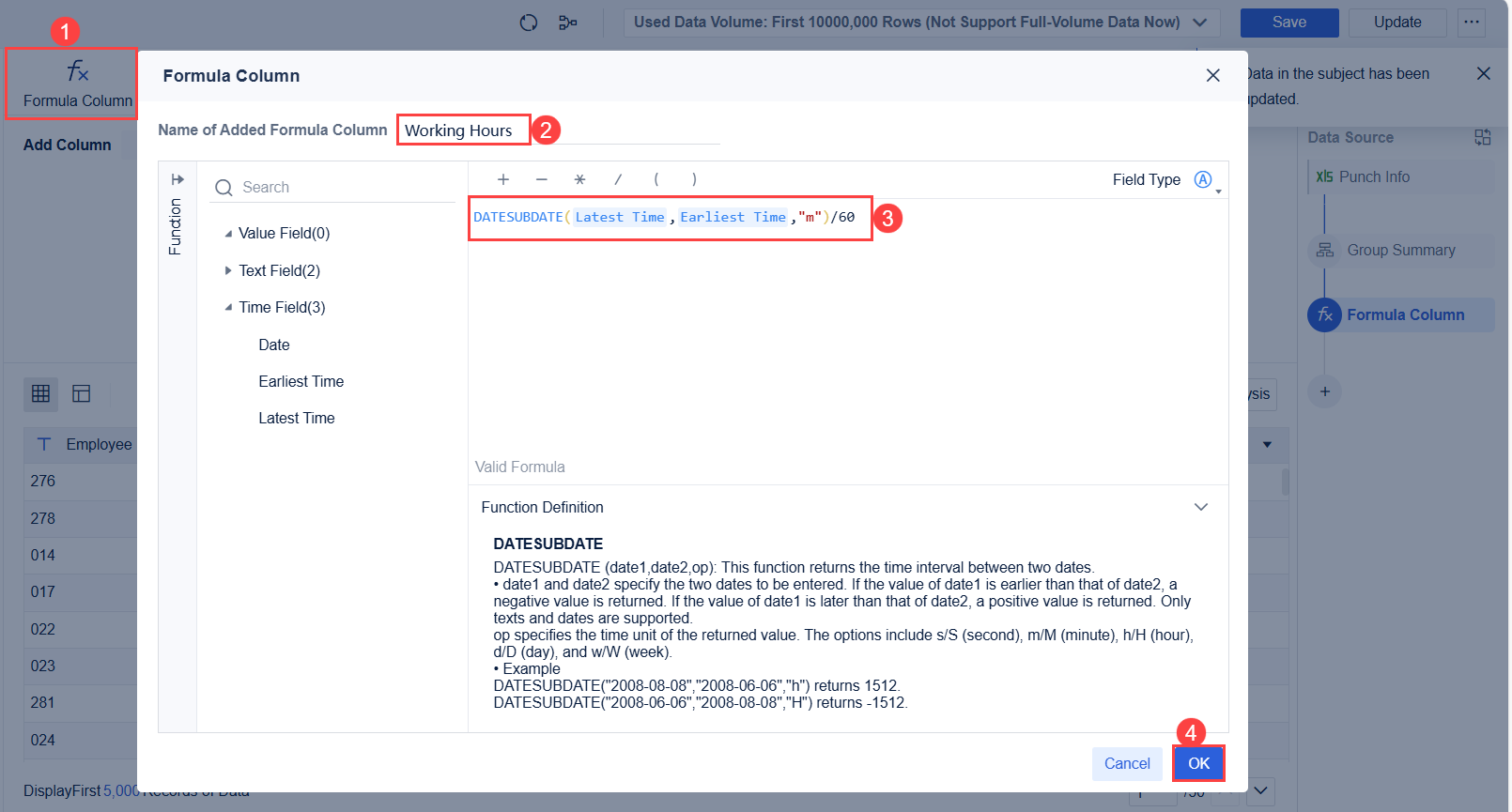Calculation Usage- FineBI Help Document