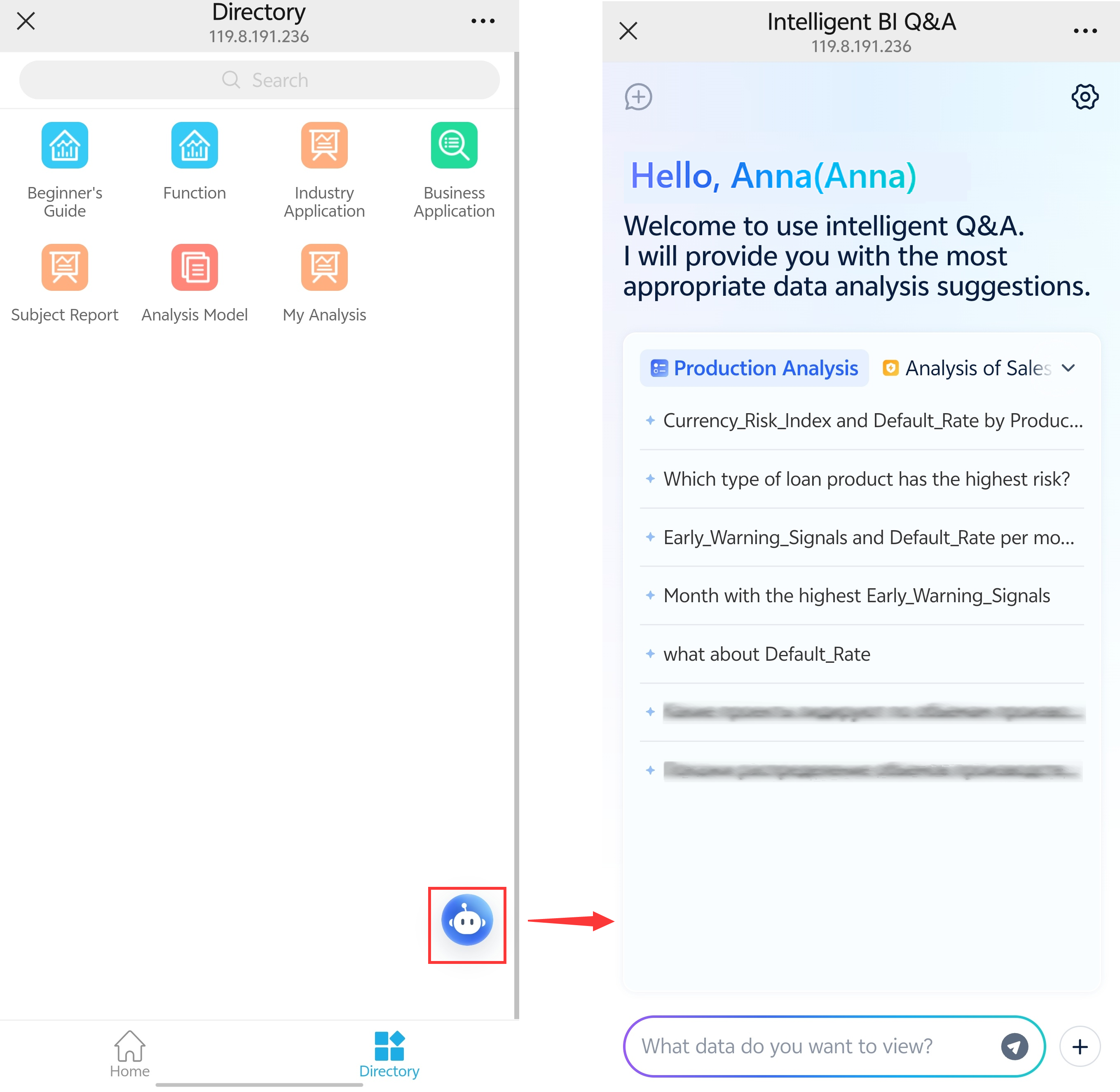 Mobile Use Guide- FineBI Help Document 7.0