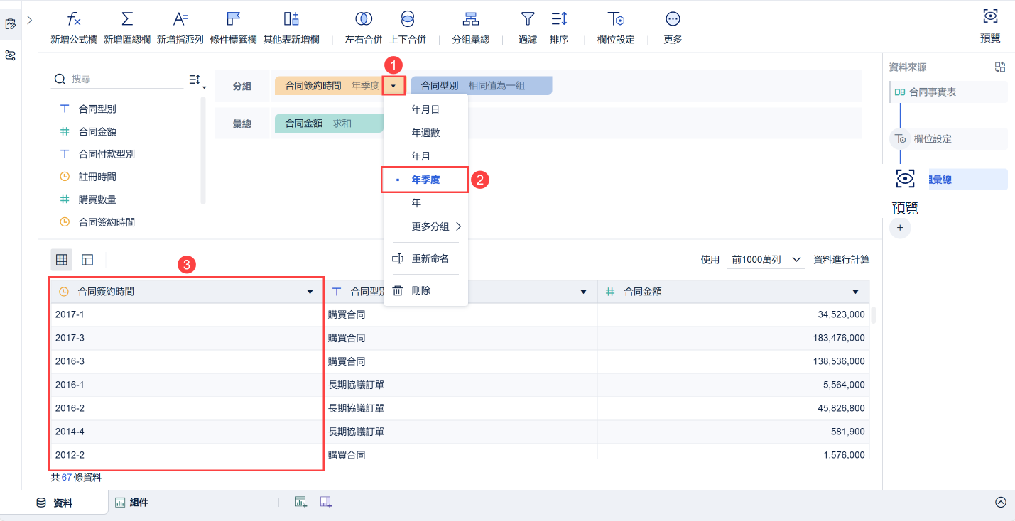 分組匯總- FineBI帮助文档 FineBI帮助文档