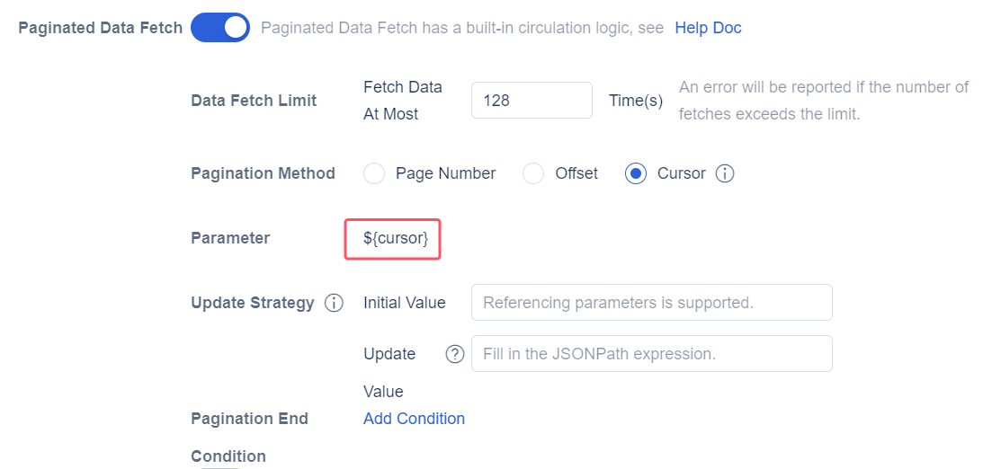 API Input - Paginated Data Fetching- FineDataLink Help Document