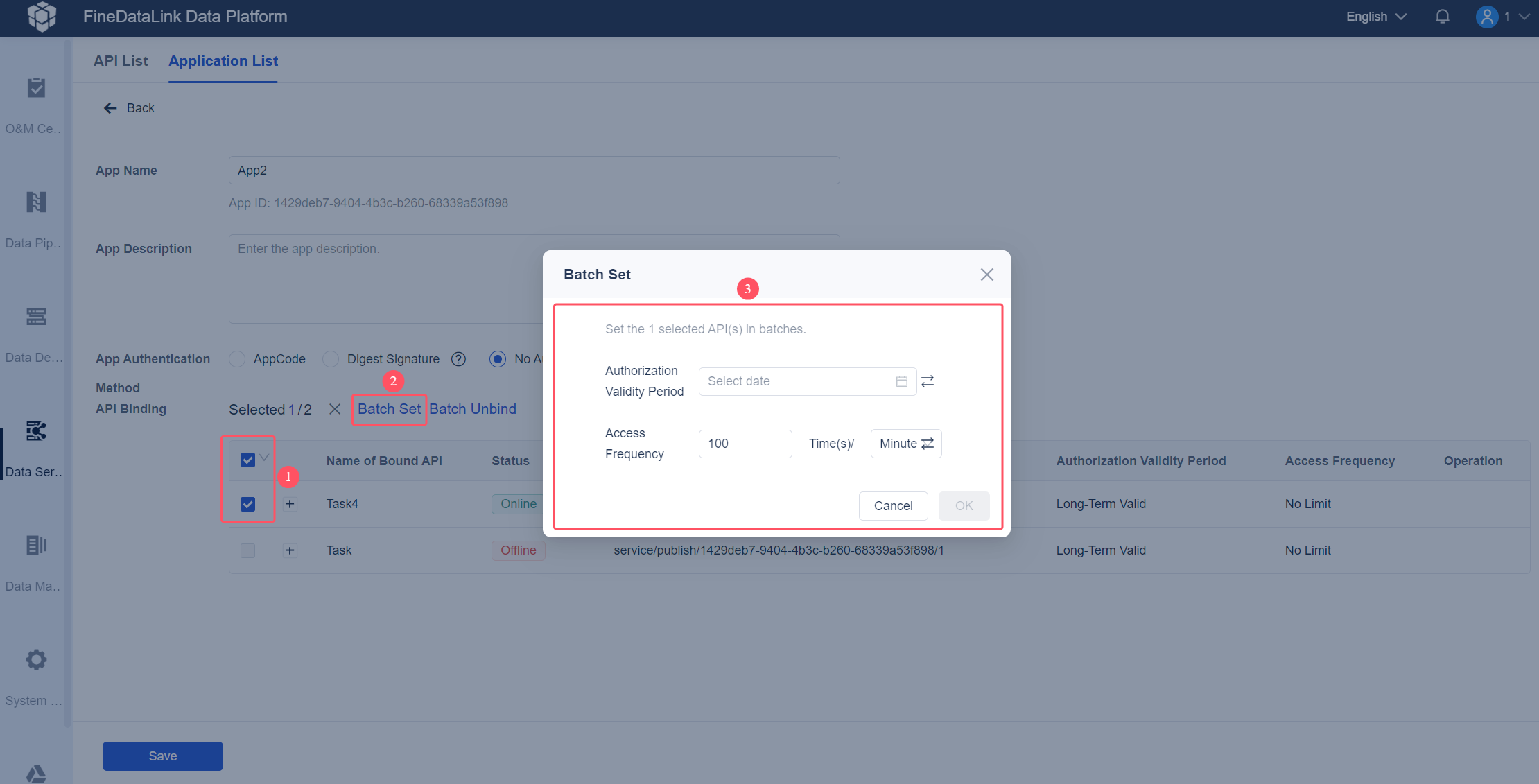Binding API to Application- FineDataLink Help Document