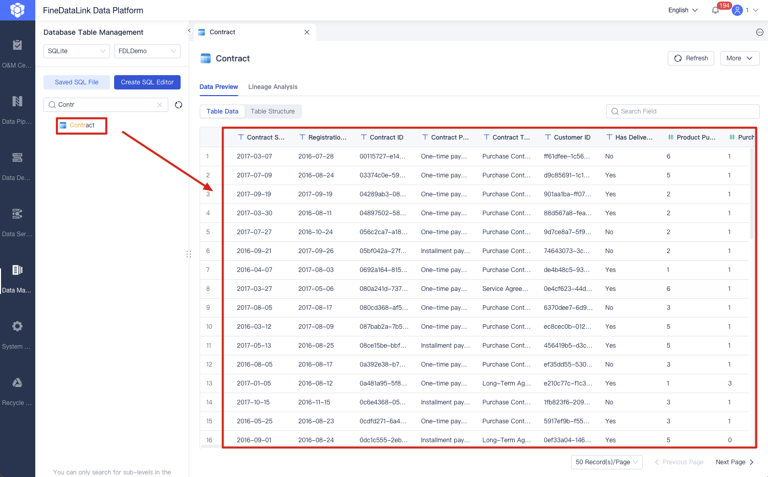 Data Synchronization - Server Dataset- FineDataLink Help Document