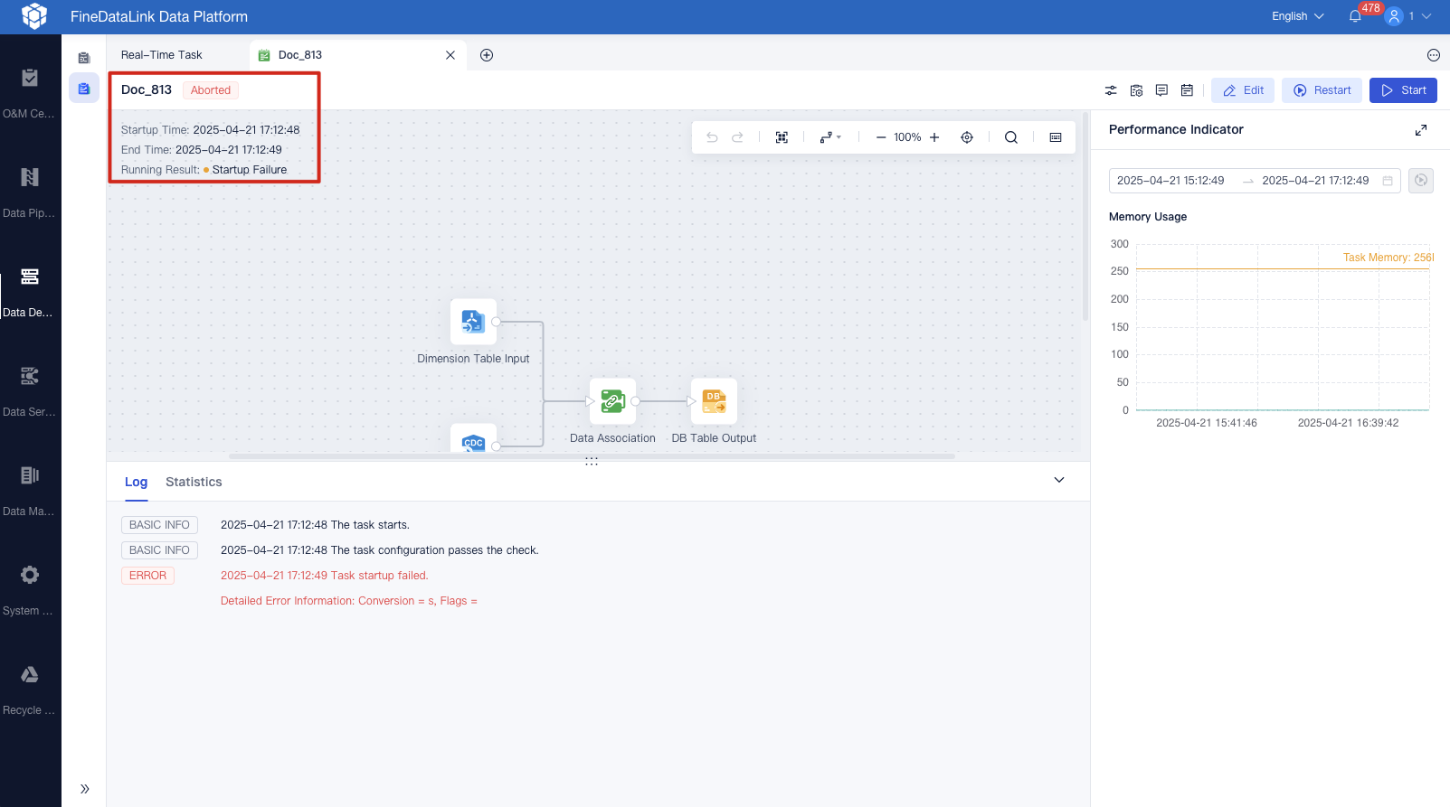 Dimension Table Input and Data Association- FineDataLink Help Document