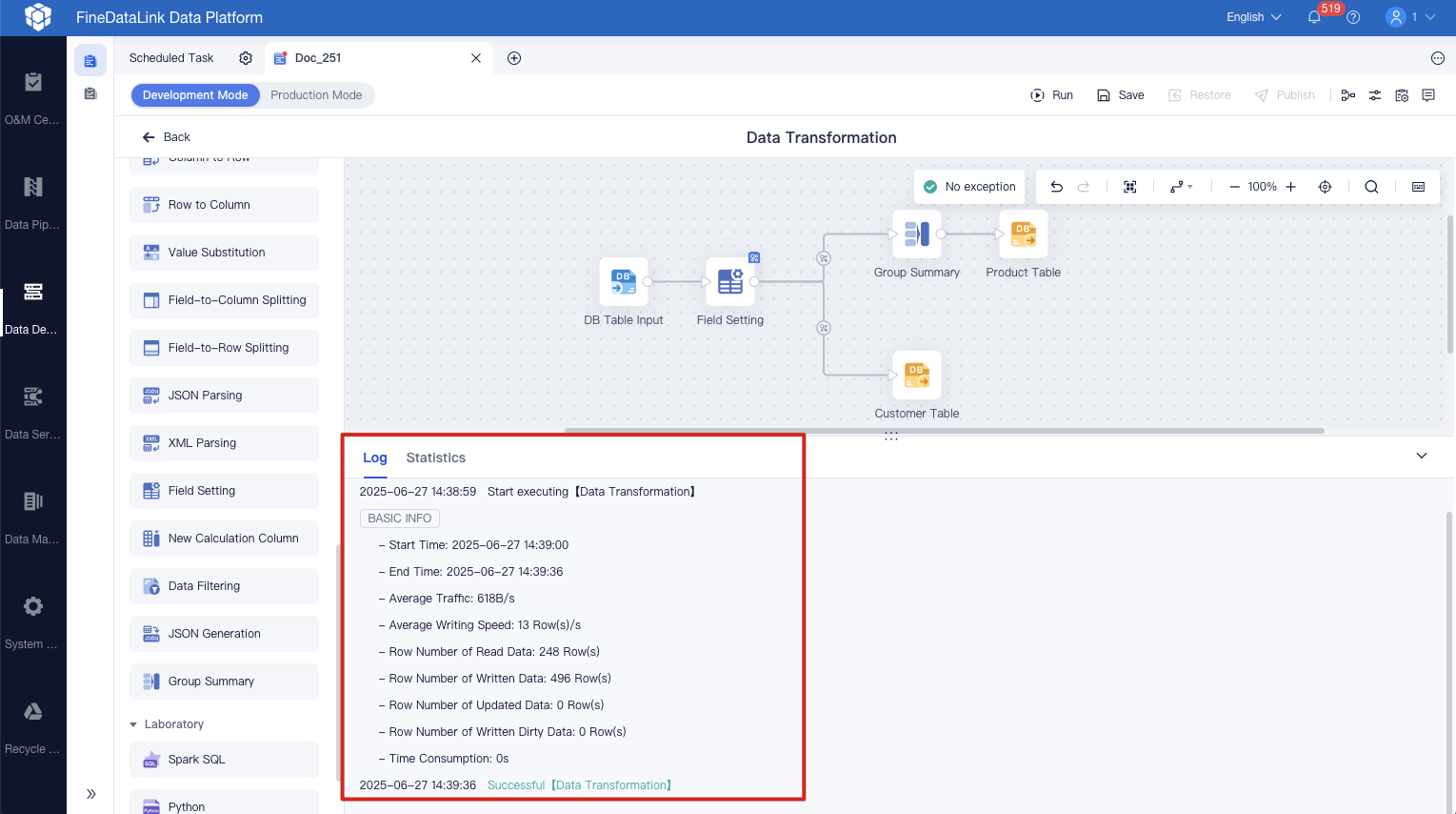 4.2.7 Update Log- FineDataLink Help Document